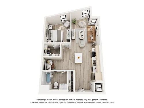 Floor plan 1B42
