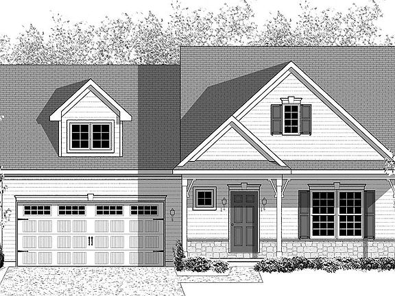 Elevation A - Optional Features Shown