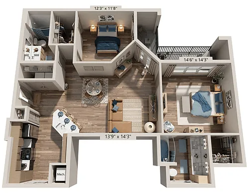 Floor plan Occoquan