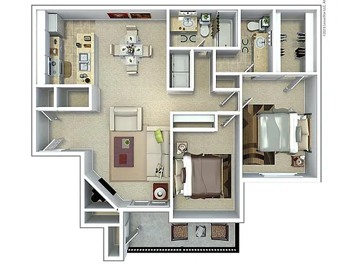 Floor plan 2X2