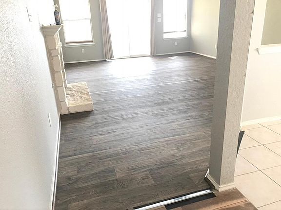 Living Room facing back yard