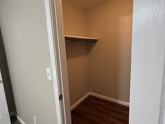 Large walk in closet in the bedroom