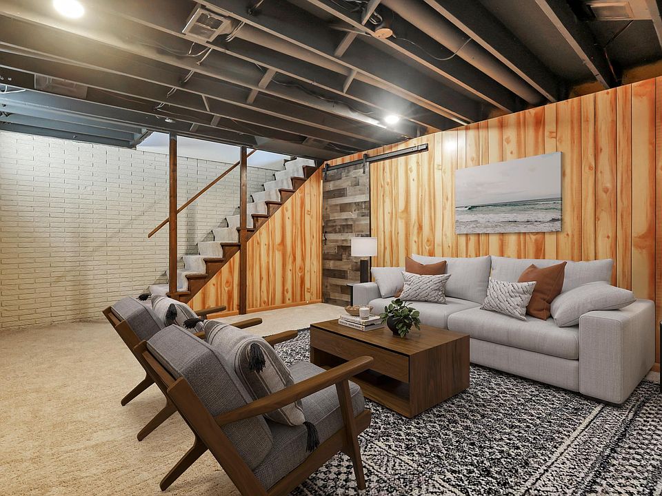 Finished room in basement