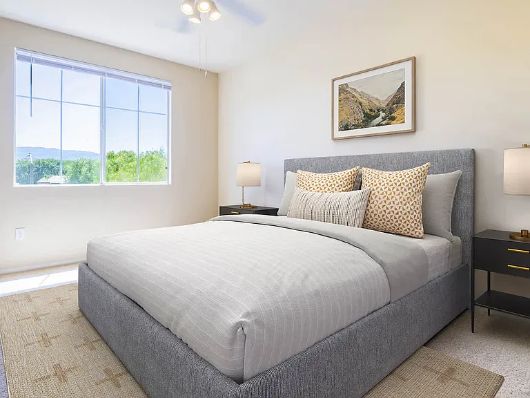 Carpeted Bedroom
