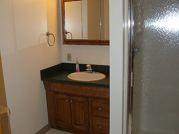 Full bathroom in basement 