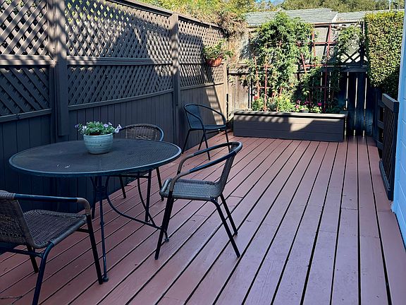 Back deck off of kitchen