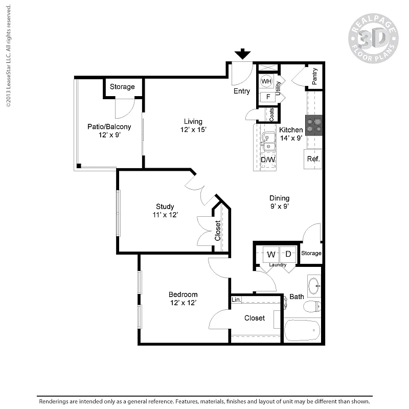 Floor plan The Wabash
