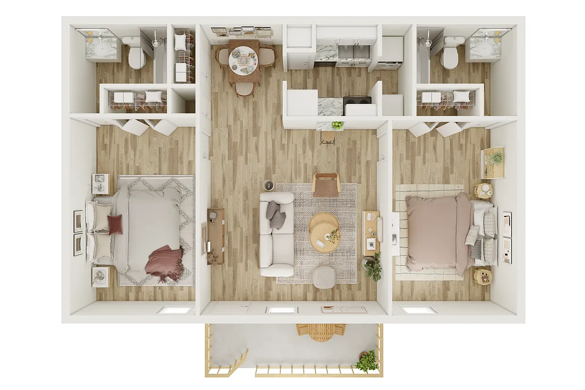 Floor plan 2x2 REEP Reno