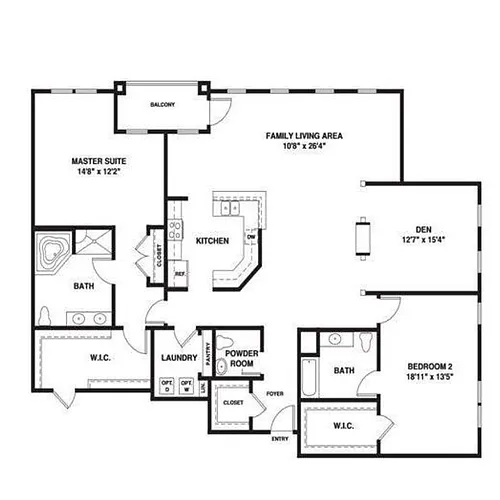 Floor plan New Yorker I