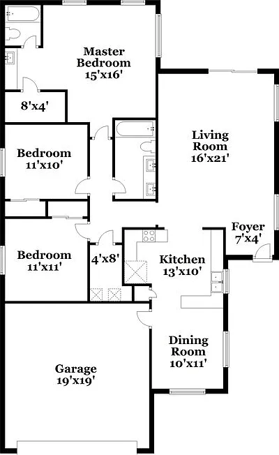 3 bed, 2.0 bath, 1414 sqft, $2,280 — Photo 2