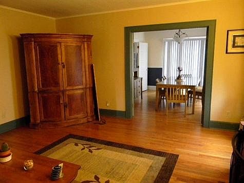Living Room with hardwood....
