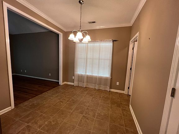 Spacious dining room
