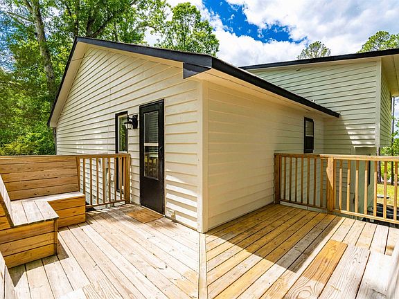 back door and deck