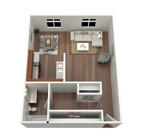 Floor plan Studio