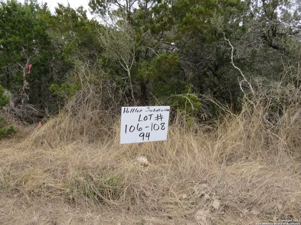 LOT 106-108 & HILLTOP LOOP LOT 106 &, Lakehills, TX 78063