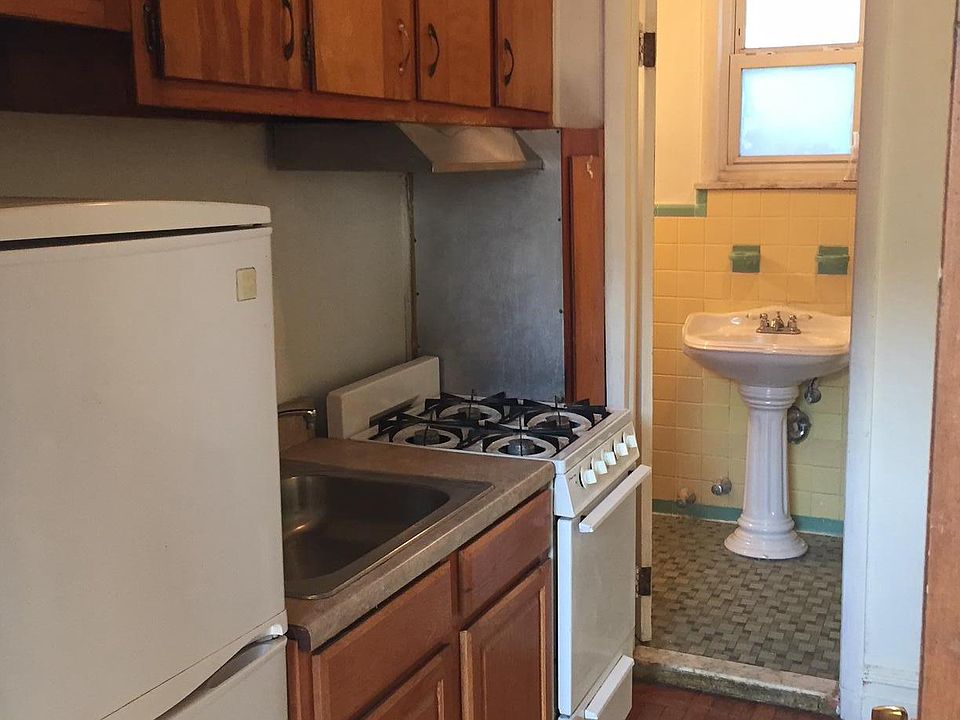 View from Kitchen toward Full bathroom