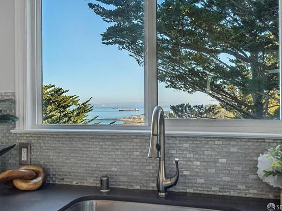 Bay view from kitchen