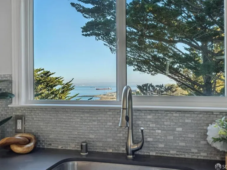 Bay view from kitchen