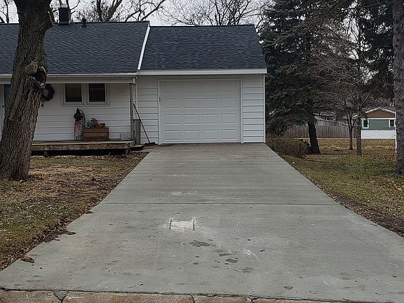 New drive and garage