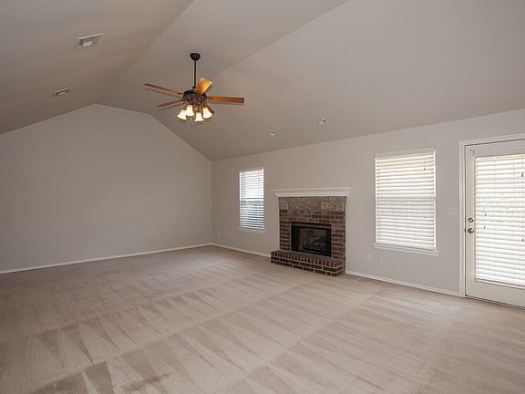 Gas Log Fireplace in Living Area