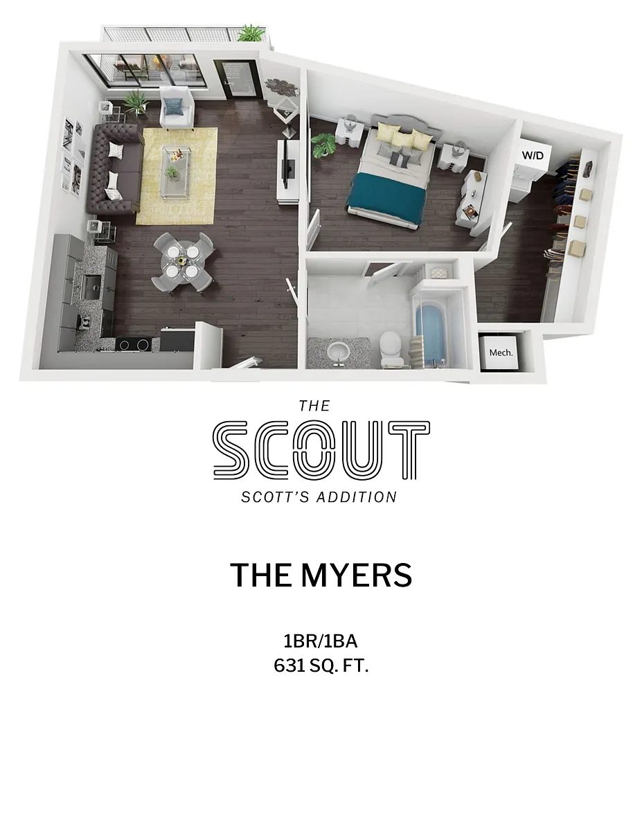 Floor plan The Myers