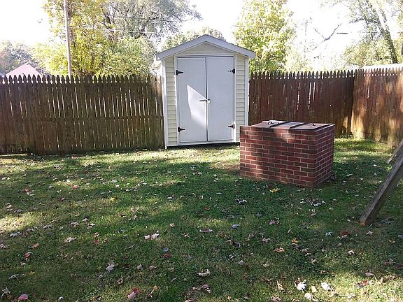Backyard- Firepit and shed 