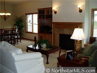 Relax by your Gas Burning Fireplace, with gorgeous Built-in Book Shelf, for al