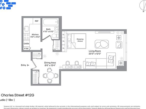 2nd image of 15 Charles St APT 12G