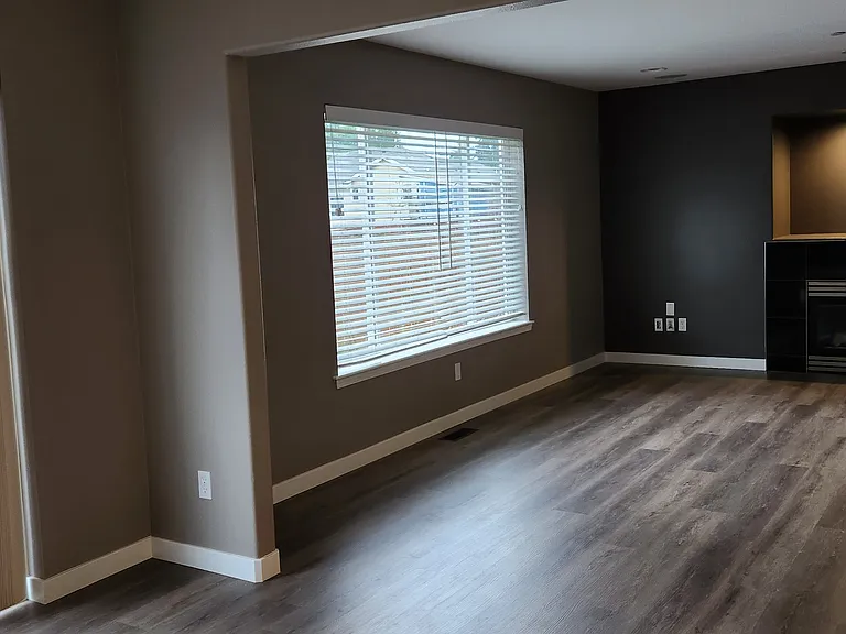 Living room from dining area