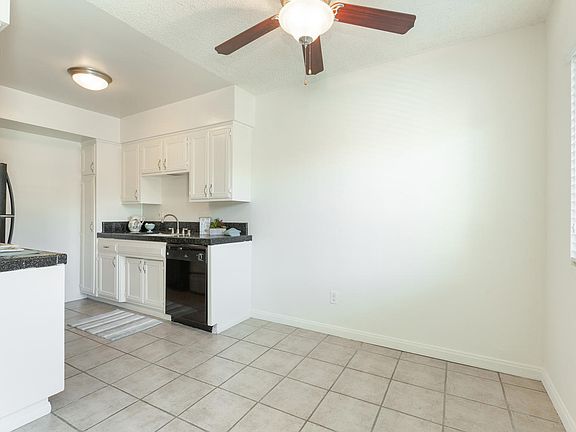 Side view of Dining and Kitchen area