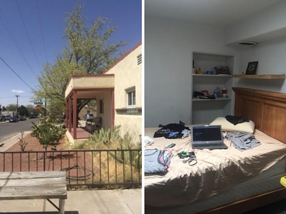 More expensive room and side patio.