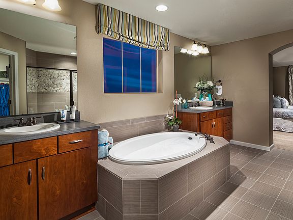 The master bath is more of a retreat