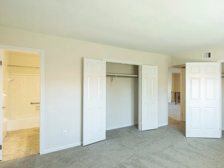 One and two bedroom apartments have abundant storage
