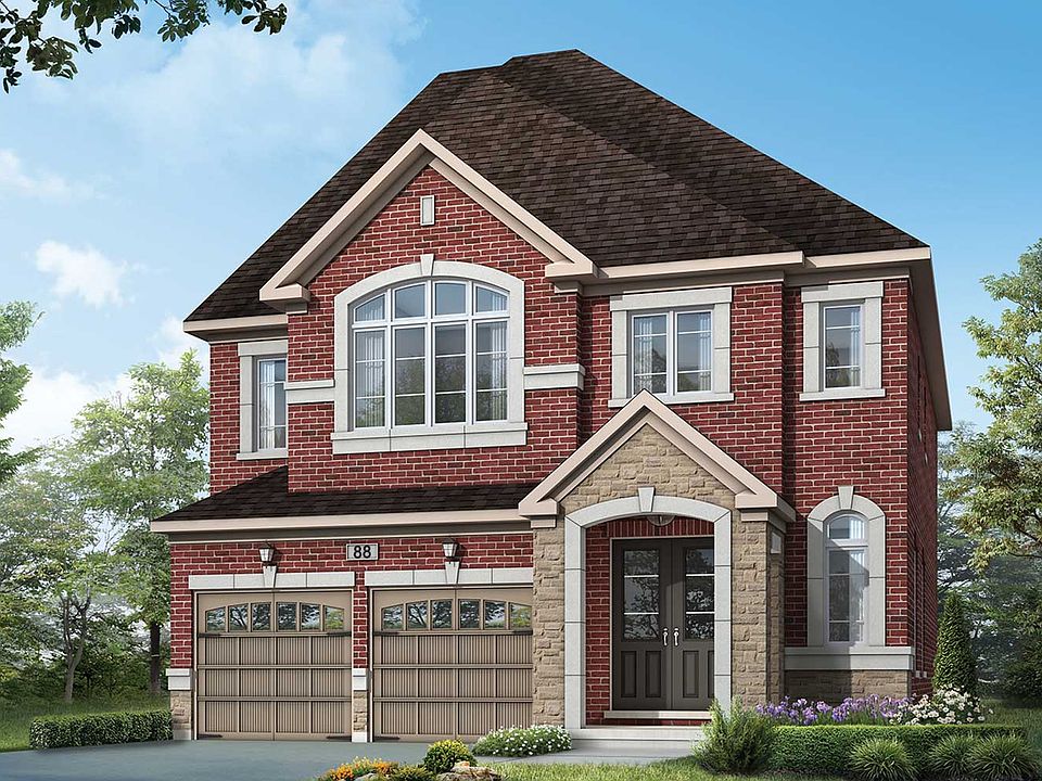 Exterior Turquoise Style C at Woodhaven in Aurora, Ontario.