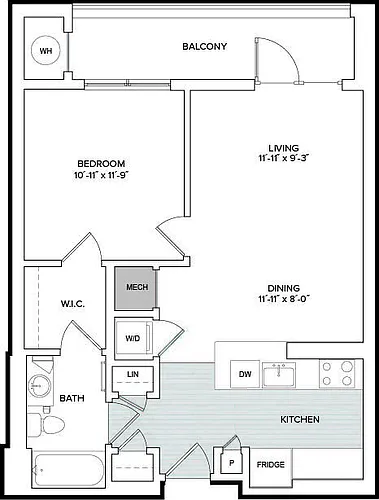 Floor plan 1E2