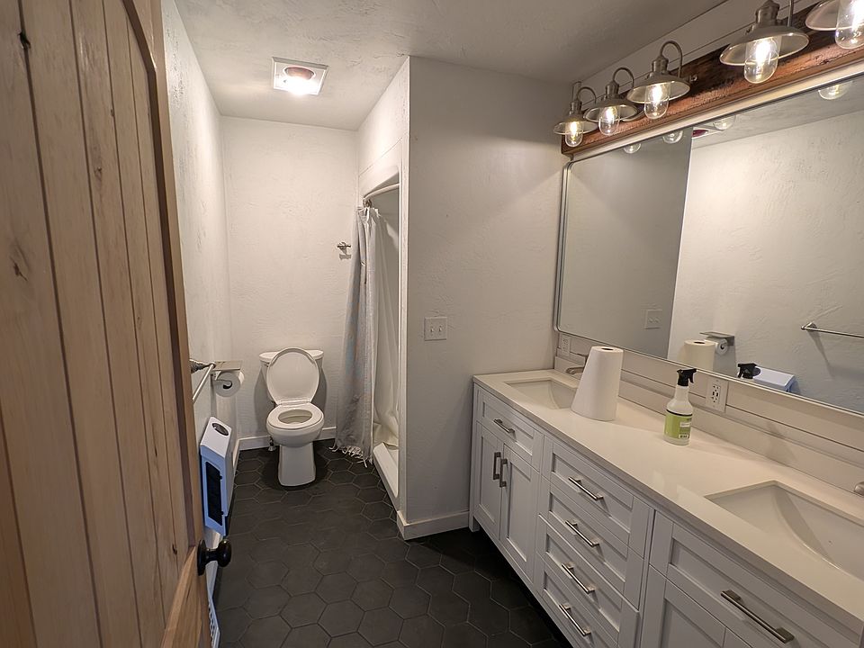 first floor bath 
with electric heater