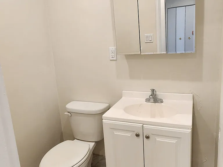 Half bath off of kitchen