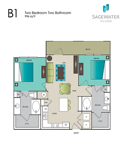 Floor plan B1