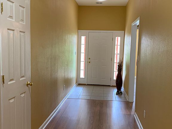 Entrance door and hallway