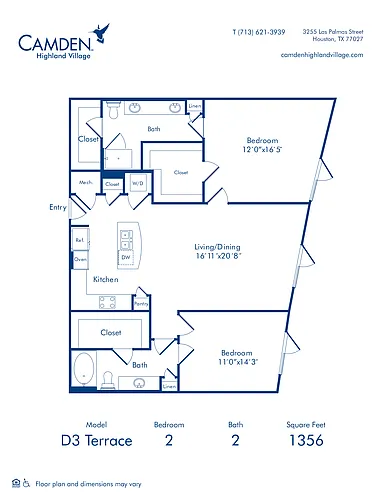 Floor plan D3 Terrace