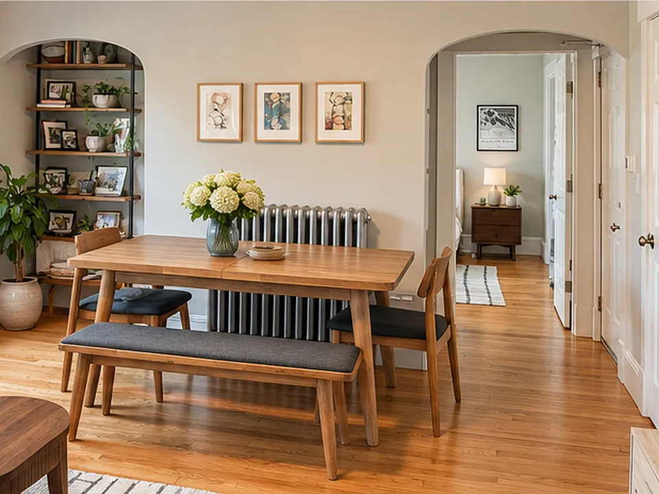 living room/dining room
