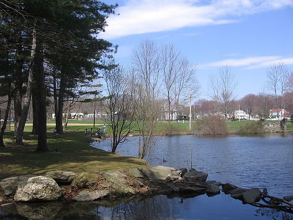 View Pond & Tennis Court