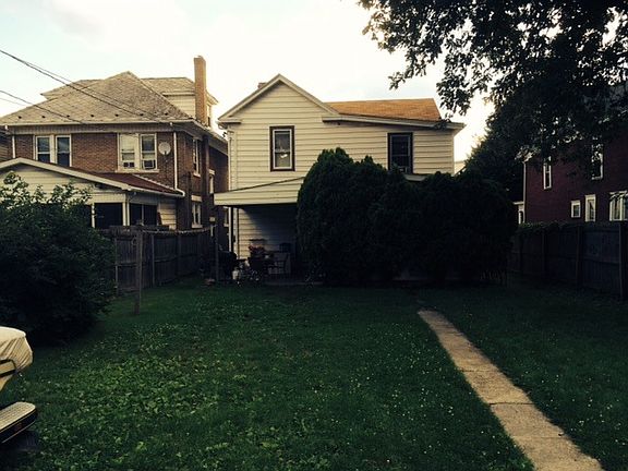 Back yard and parking