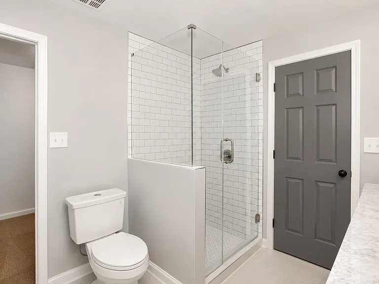Primary bathroom and walk in closet