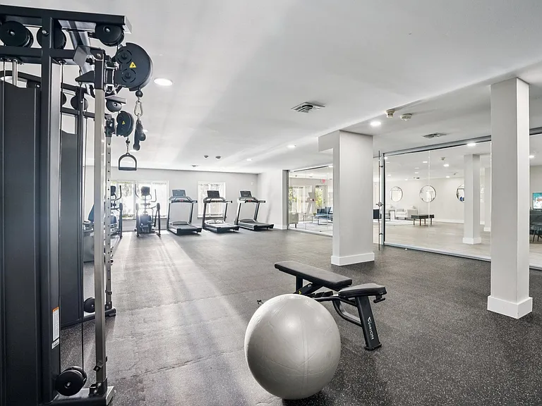 Complete your strength training with weight benches, medicine balls, and varied fitness equipment, professionally operated by Highlands Vista Group.