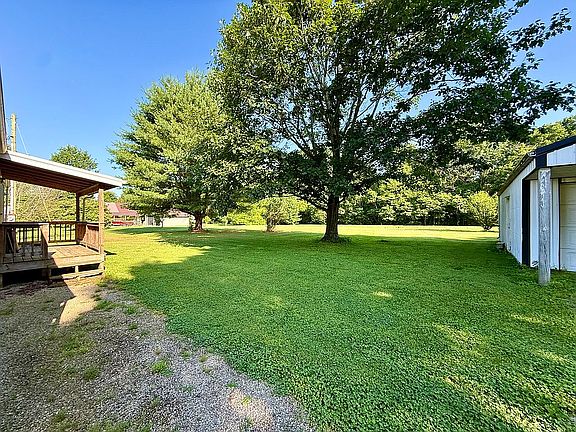 Spacious backyard