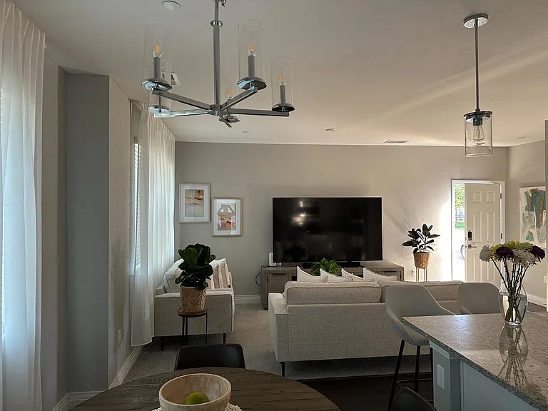 View from Dining Room towards Living Room