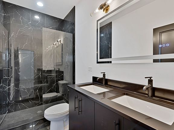 Master bath with double vanity