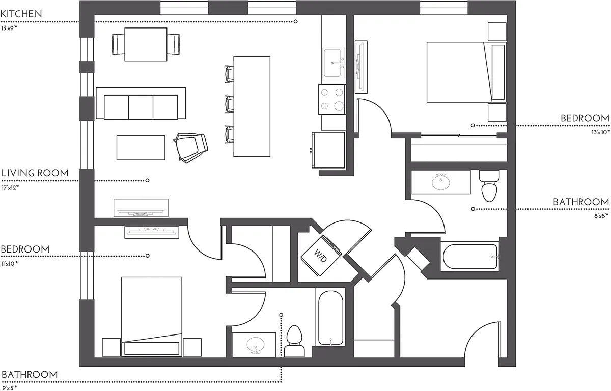 Floor plan B3