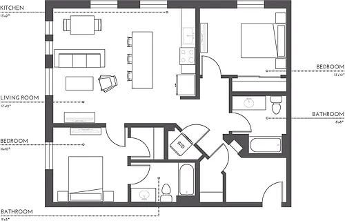 Floor plan B3